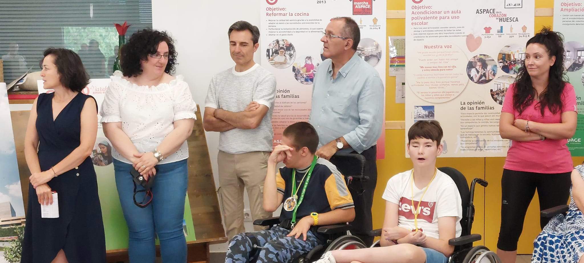 Presentación de la Marcha Aspace. Fotos JGA