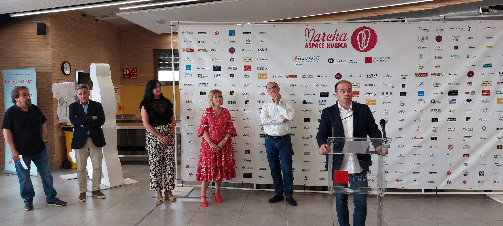 Presentación de la Marcha Aspace. Fotos JGA