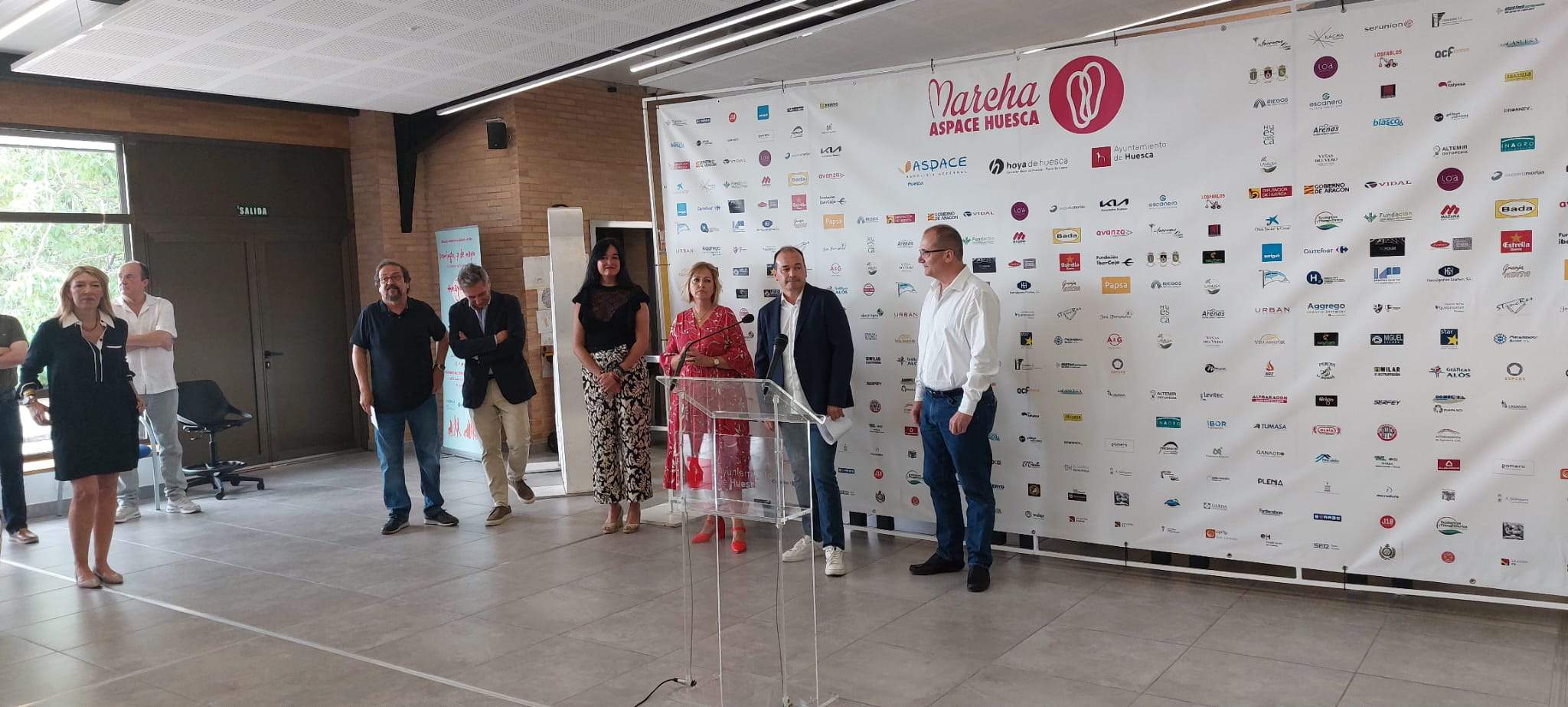 Presentación de la Marcha Aspace. Fotos JGA