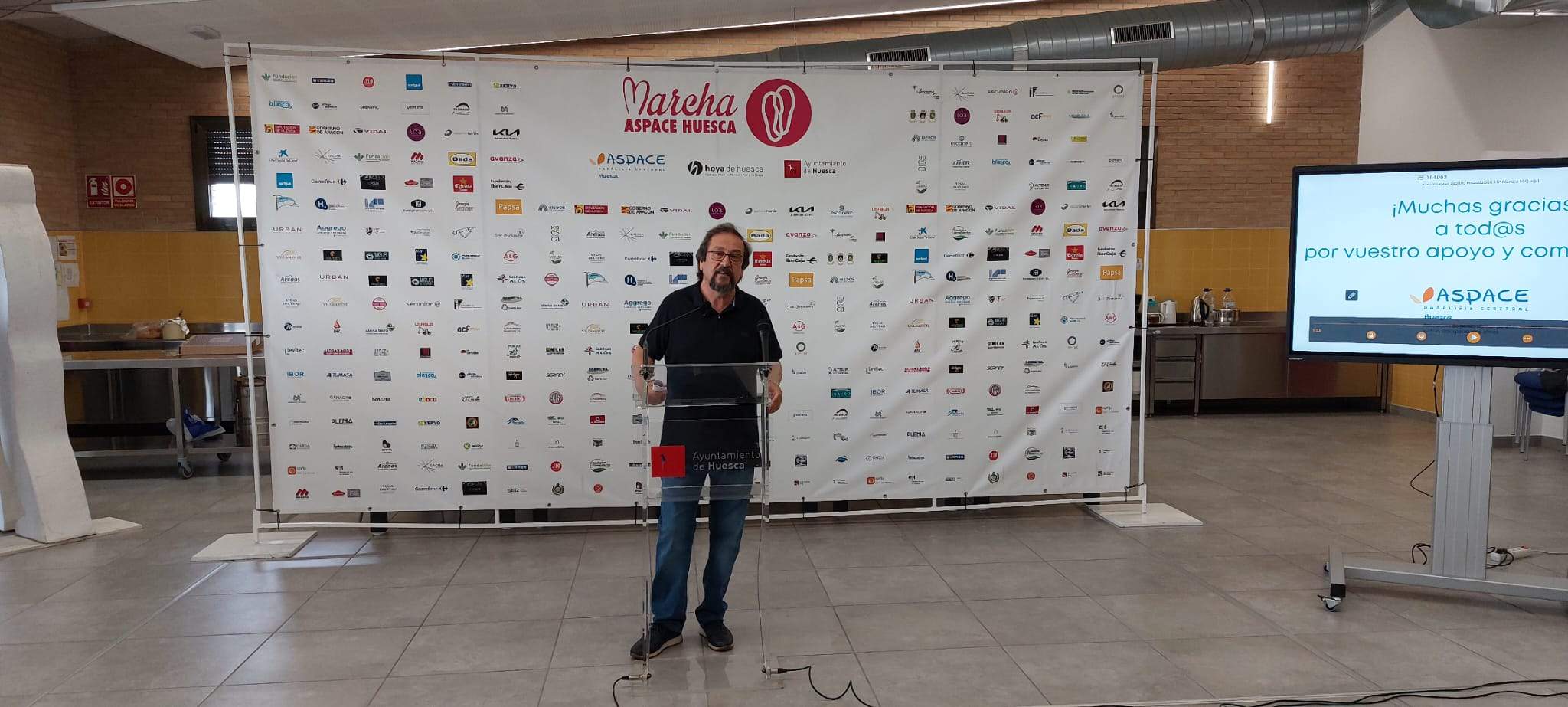 Presentación de la Marcha Aspace. Fotos JGA