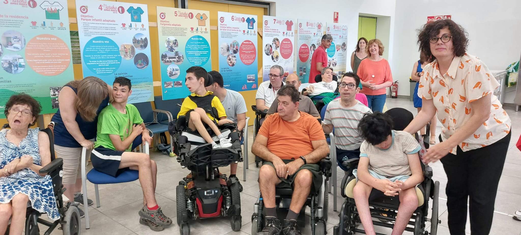 Presentación de la Marcha Aspace. Fotos JGA