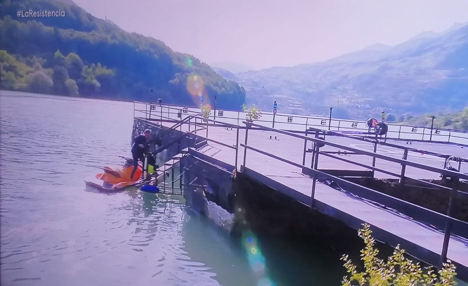 David Broncano y la Resistencia, en el embalse de Lanuza