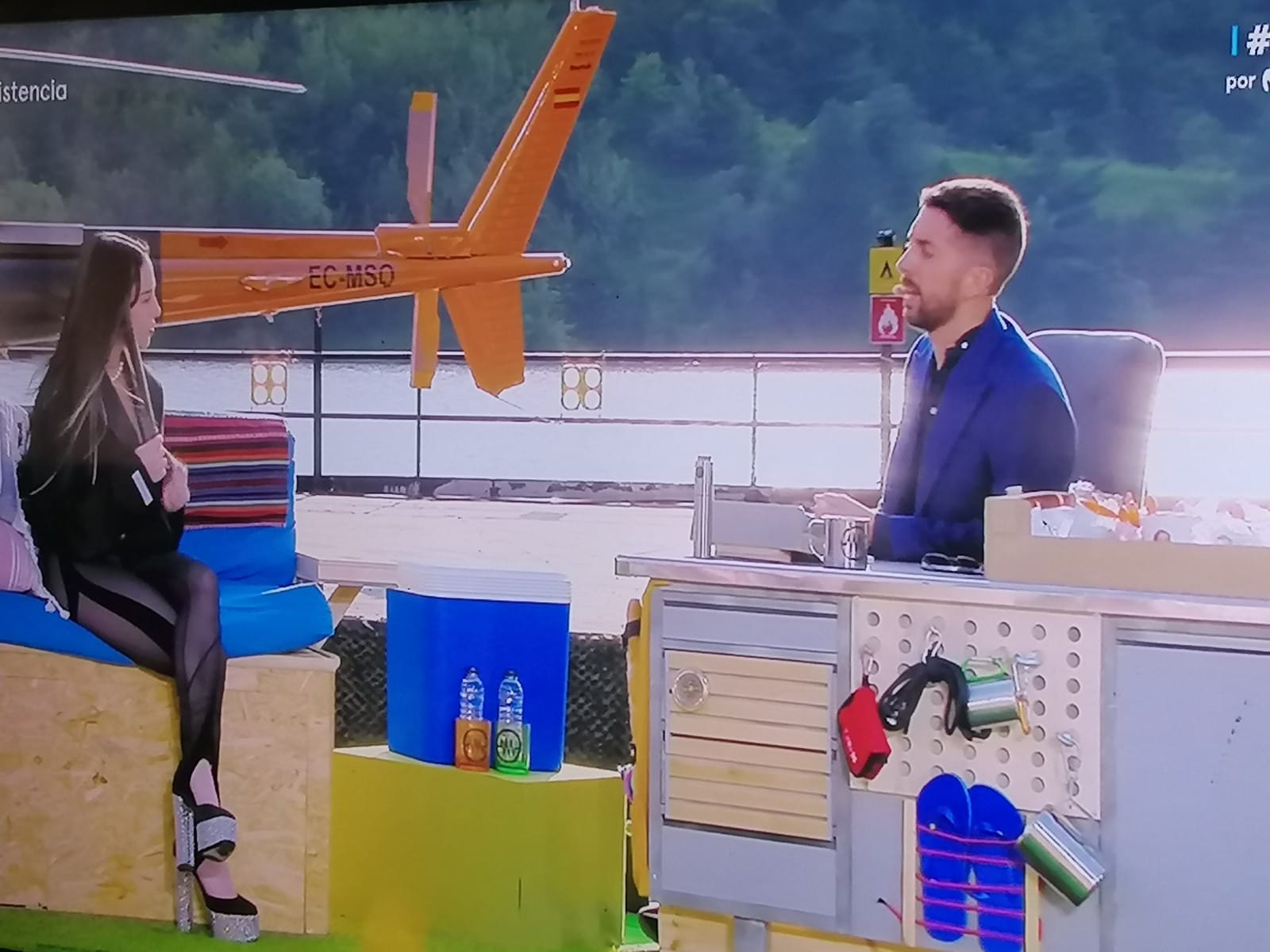 David Broncano y la Resistencia, en el embalse de Lanuza