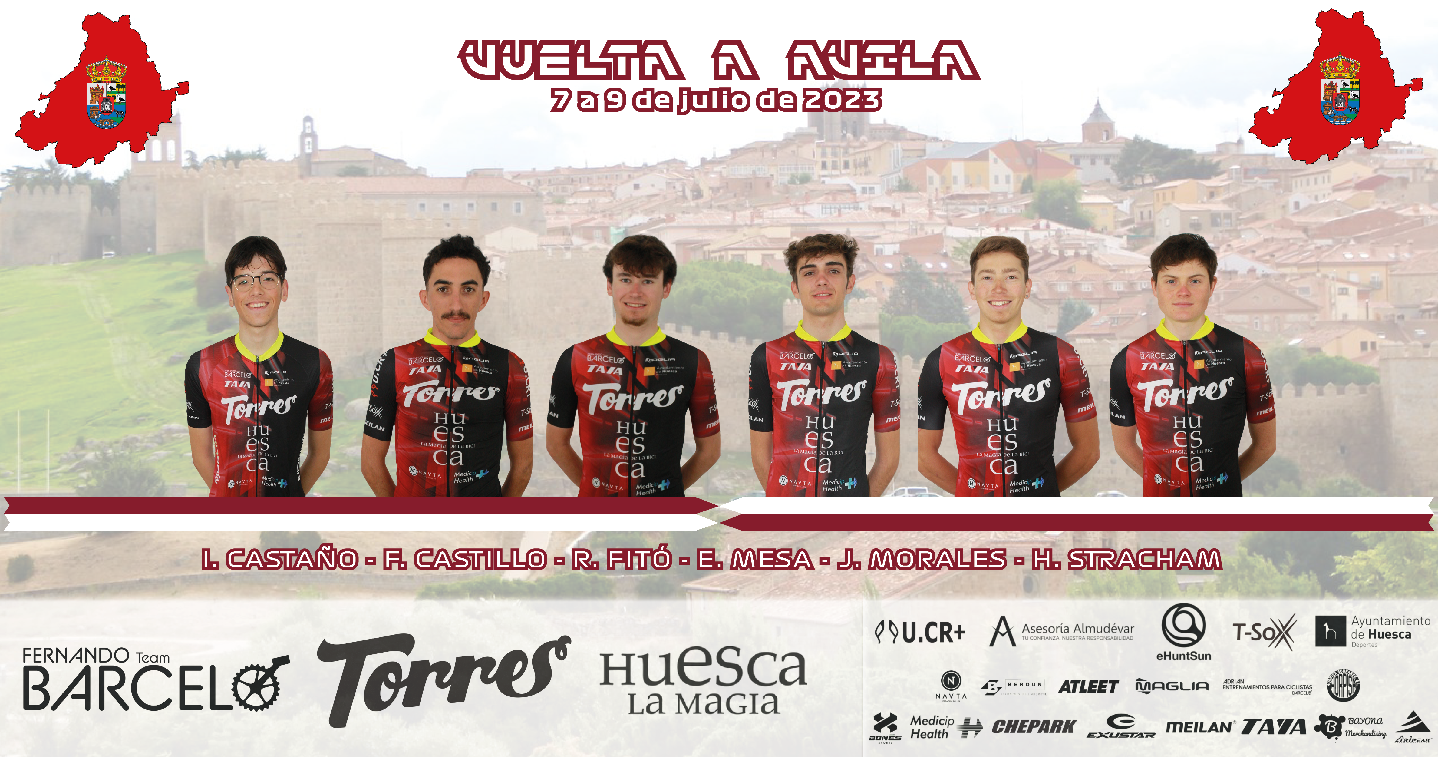 Seis del Torres Barceló para la Vuelta a Ávila.