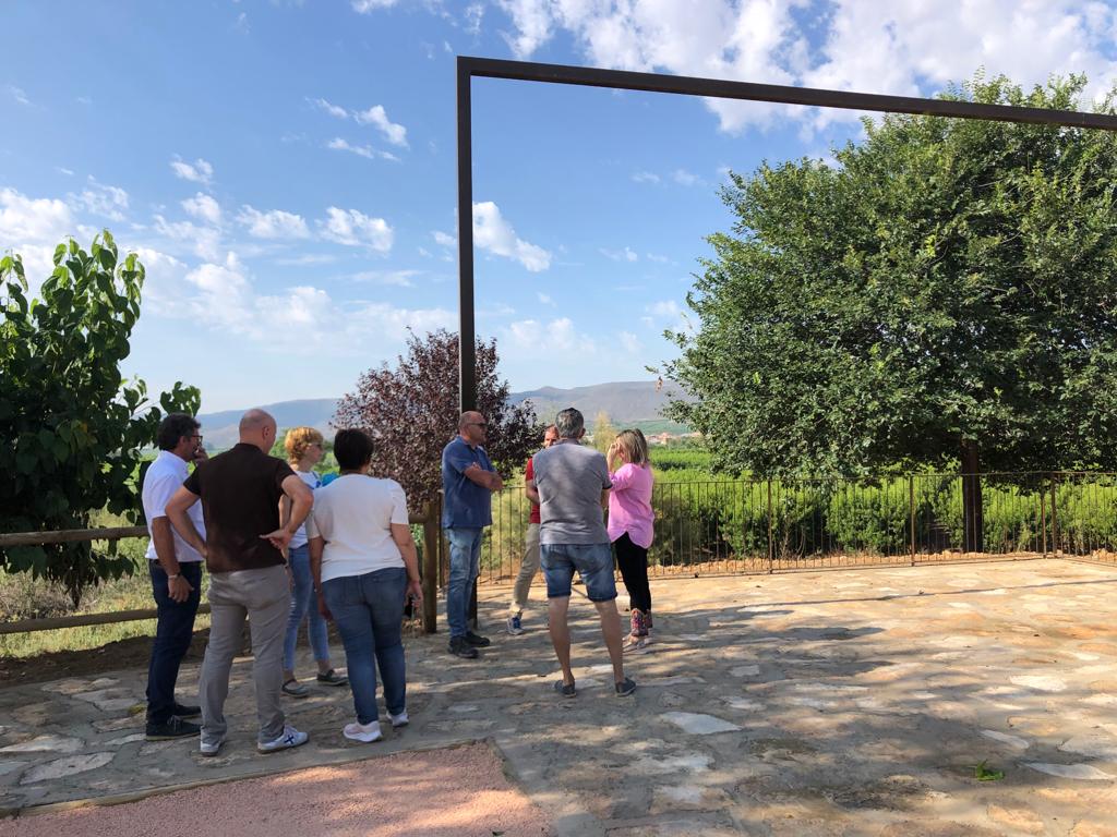 Entrega de la obra en Velilla. Foto Comarca del Bajo Cinca/Baix Cinca