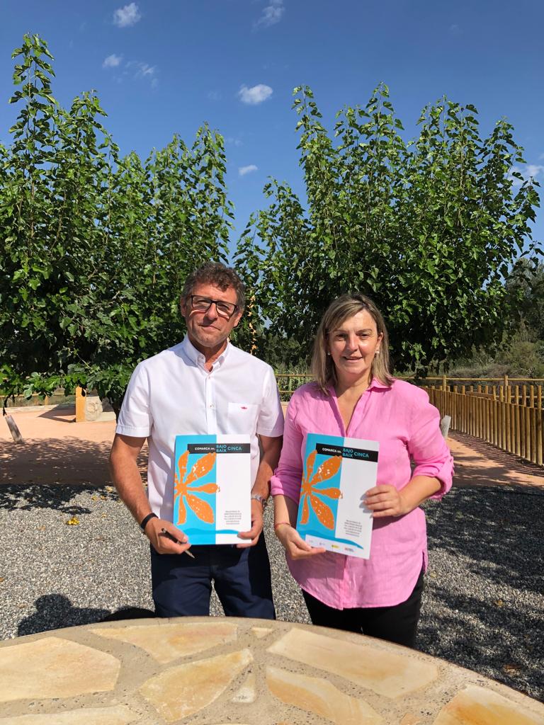 Entrega de la obra en Velilla. Foto Comarca del Bajo Cinca/Baix Cinca