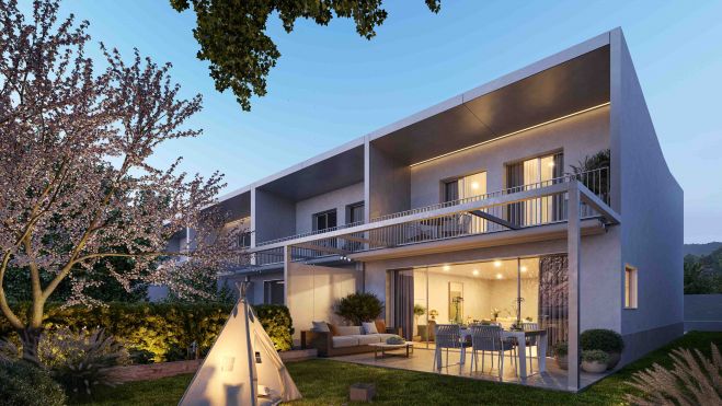 Vivienda tipo que se realizará en la urbanización en Tierz Vivienda tipo que se realizará en la urbanización en Tierz