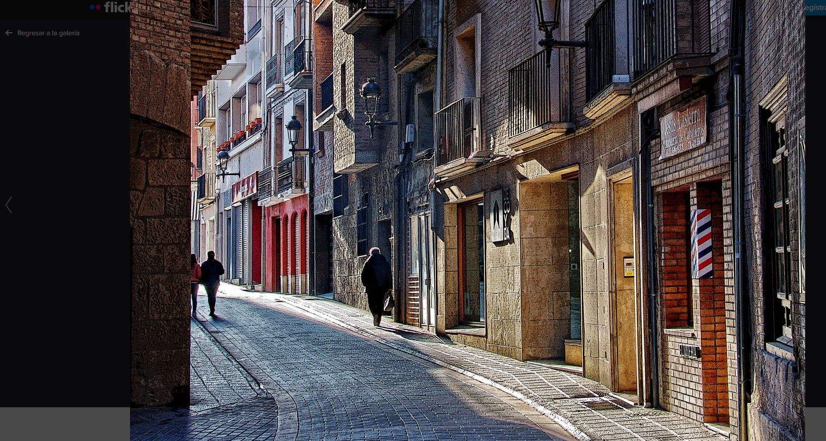 Calle Argensola en Barbastro