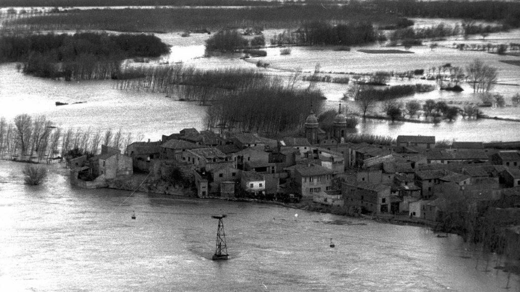 Inundaciones en la provincia de Huesca en julio de 1923
