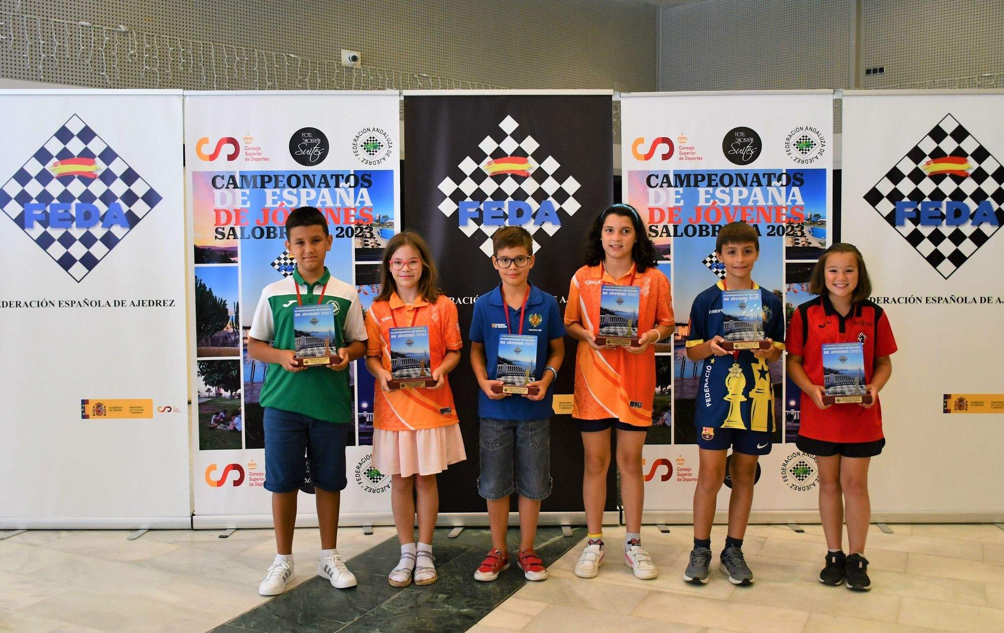 Campeonato de España de ajedrez Sub-10. Foto FEDA
