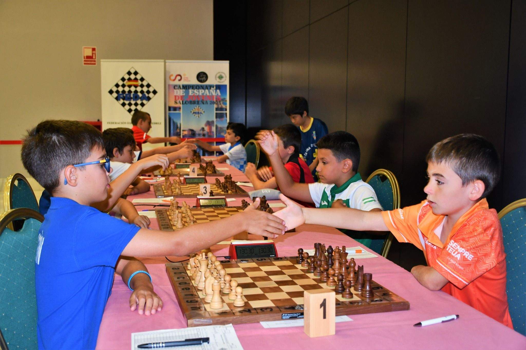 Campeonato de España de ajedrez Sub-10. Foto FEDA