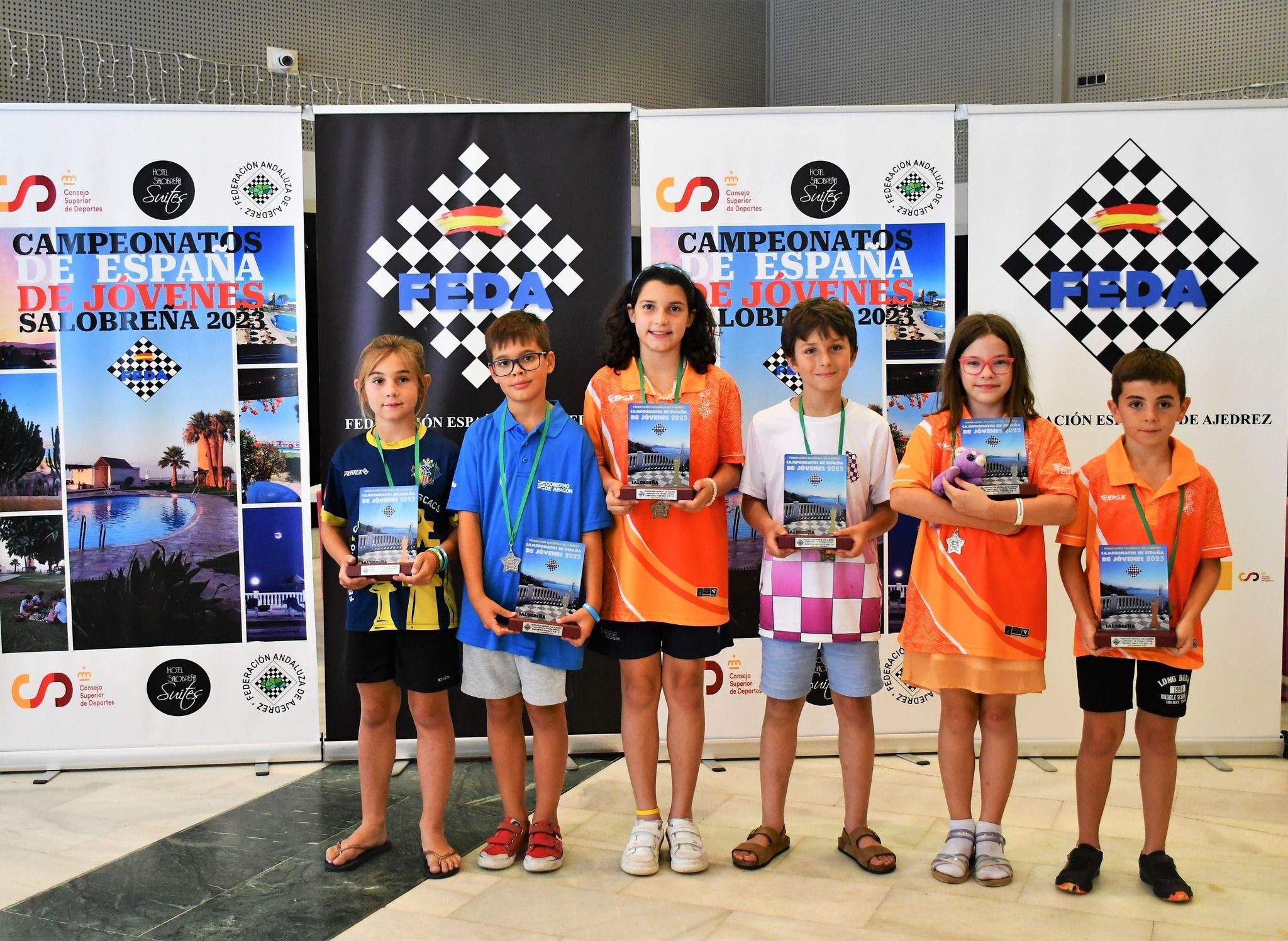 Campeonato de España de ajedrez Sub-10. Foto FEDA