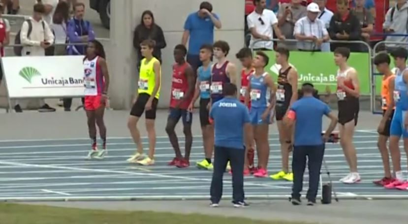 Boukari Magassa, en la salida del 1.500