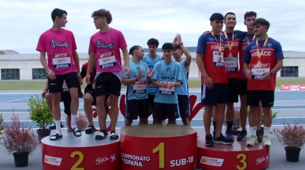 El relevo de Hinaco al recoger el bronce.