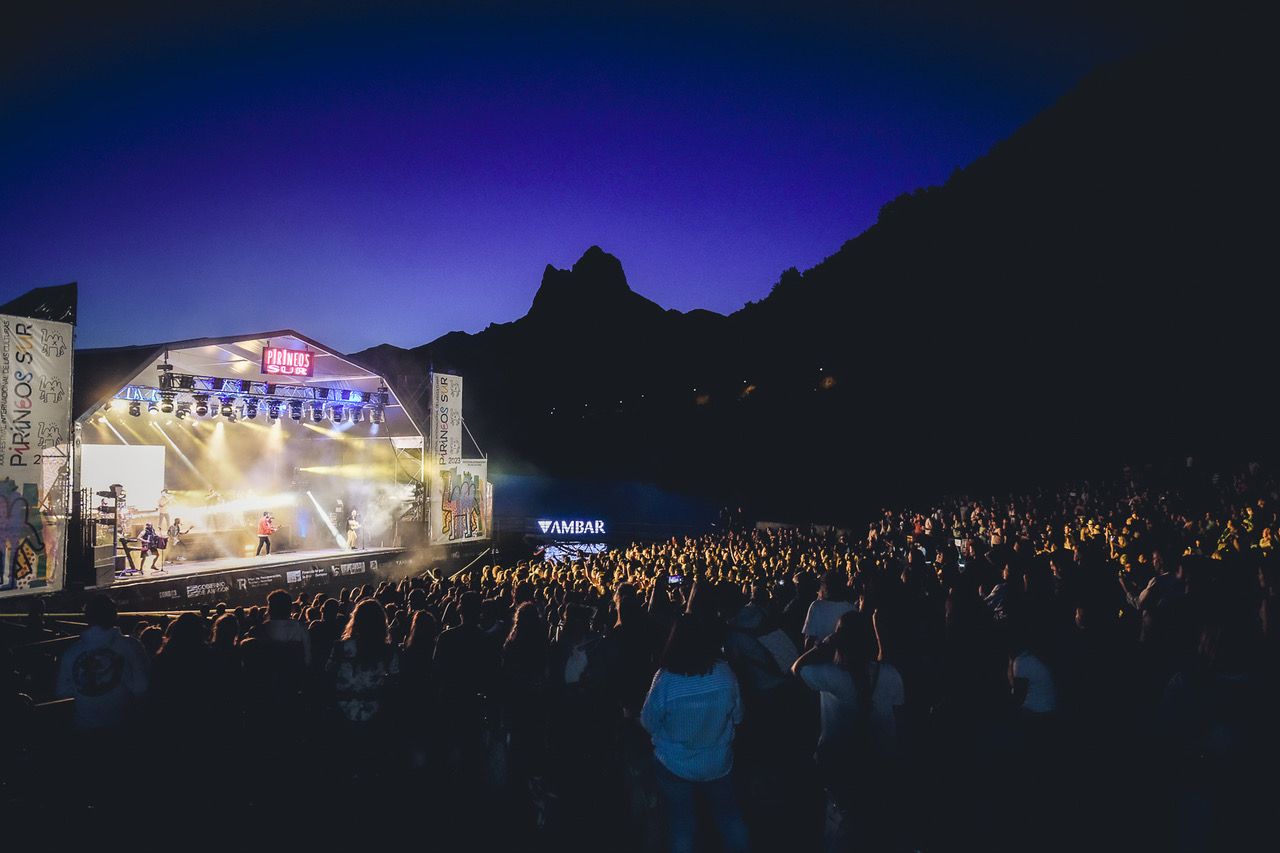 Huesca Big Band en Pirineos Sur 2023. Foto Jaime Oriz