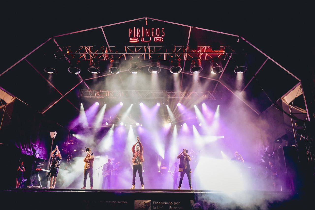 Huesca Big Band en Pirineos Sur 2023. Foto Jaime Oriz