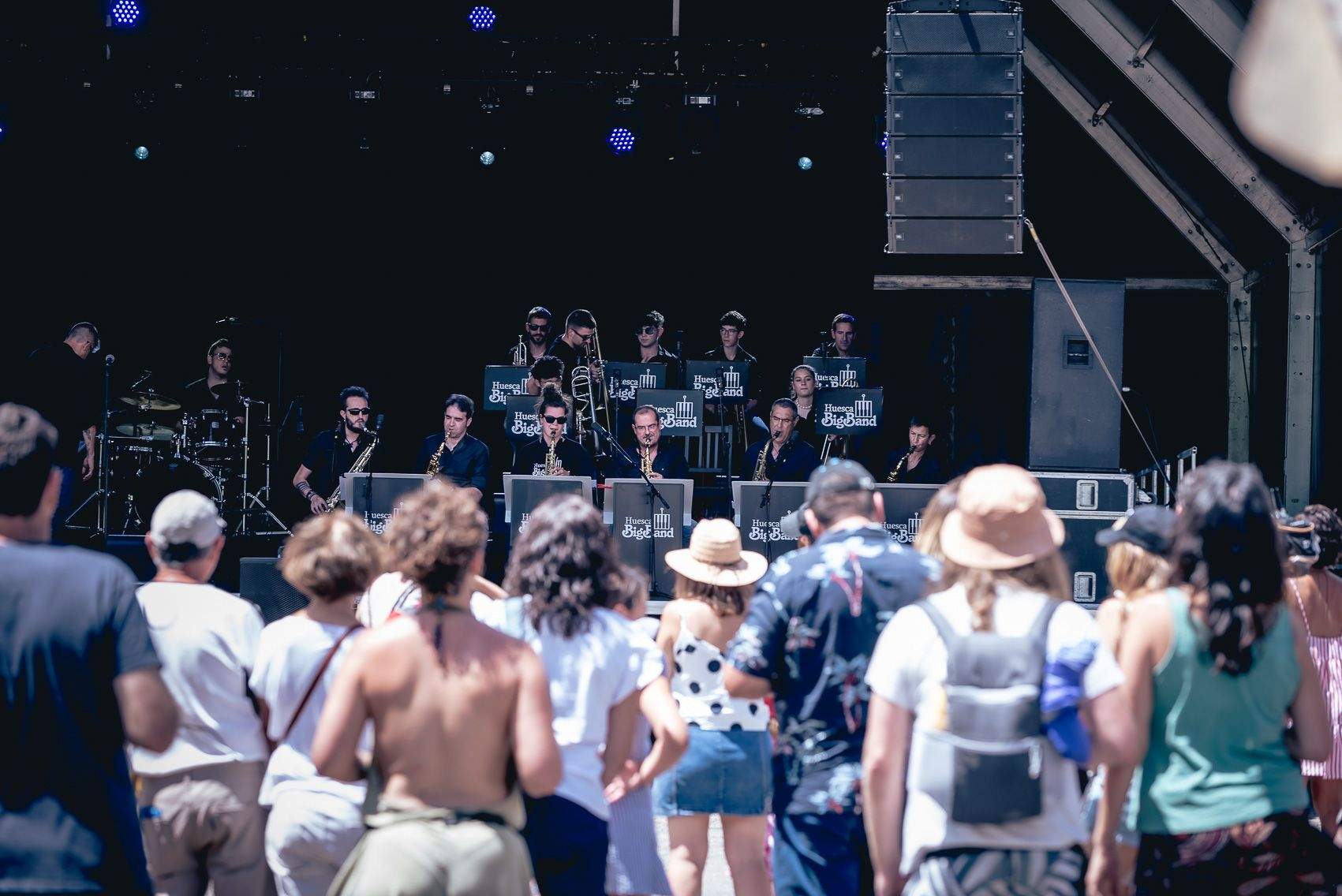 Huesca Big Band en Pirineos Sur 2023. Foto Jaime Oriz
