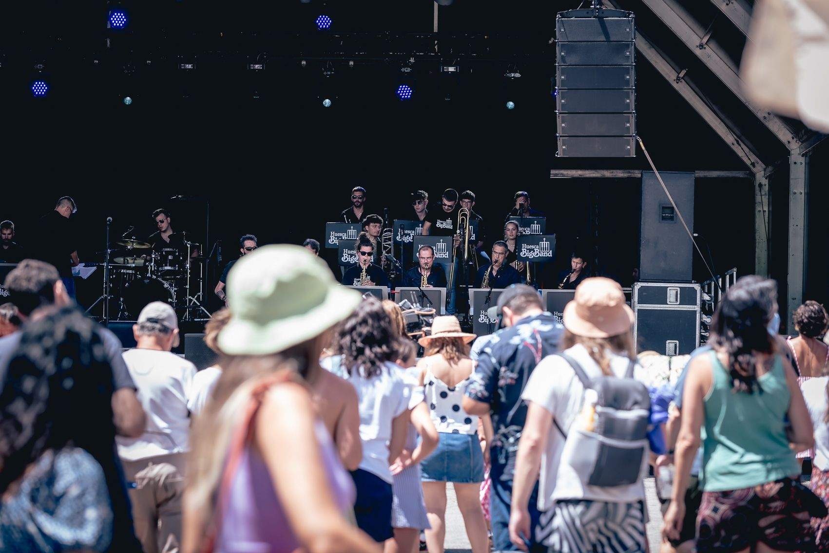 Huesca Big Band en Pirineos Sur 2023. Foto Jaime Oriz