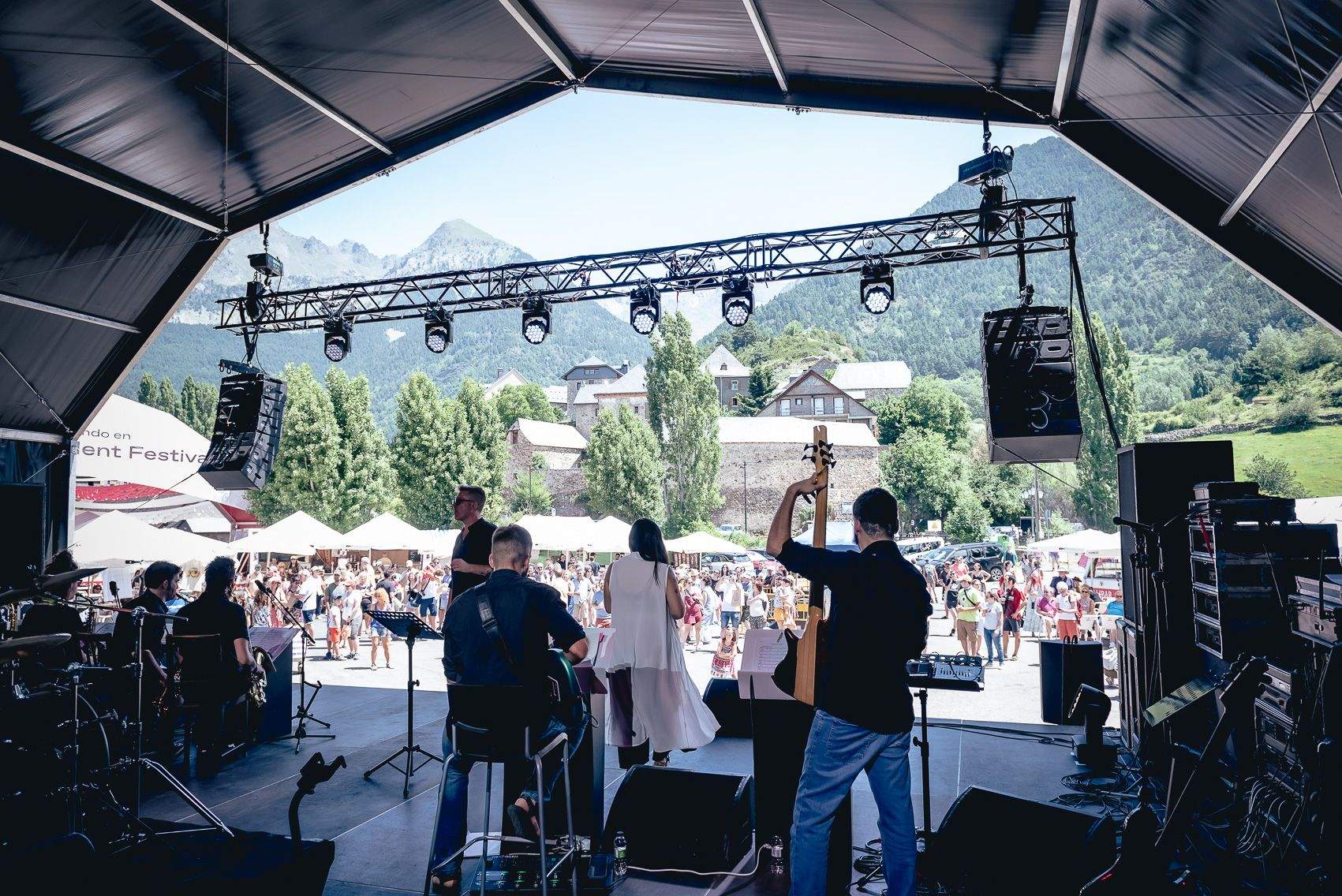 Huesca Big Band en Pirineos Sur 2023. Foto Jaime Oriz