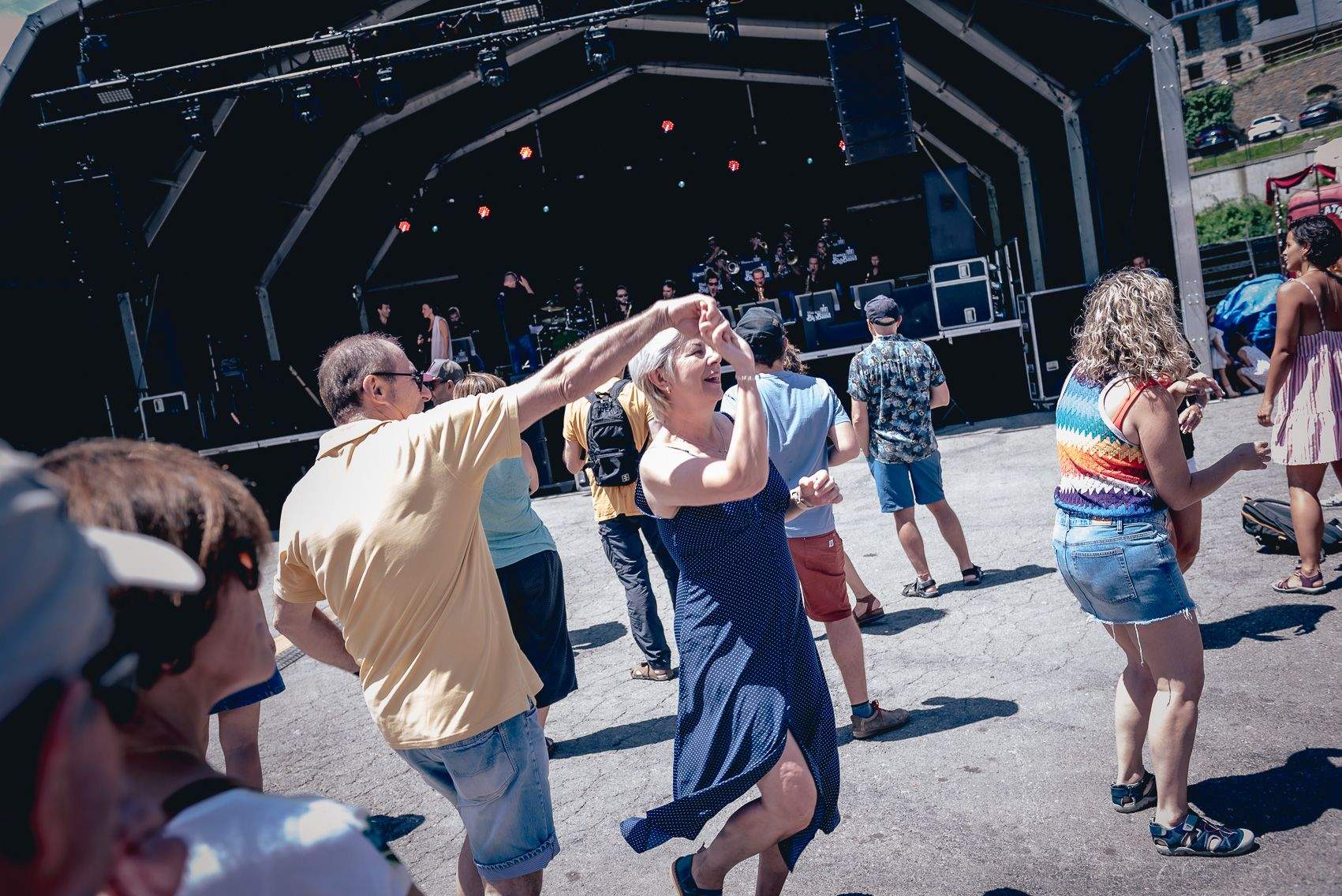 Huesca Big Band en Pirineos Sur 2023. Foto Jaime Oriz