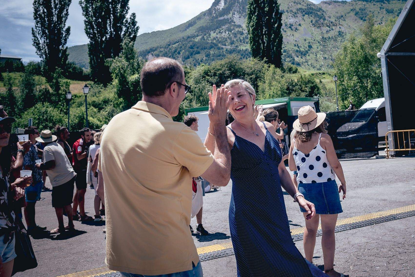 Escenario de Pirineos Sur 2023 en Sallent de Gállego. Foto Jaime Oriz