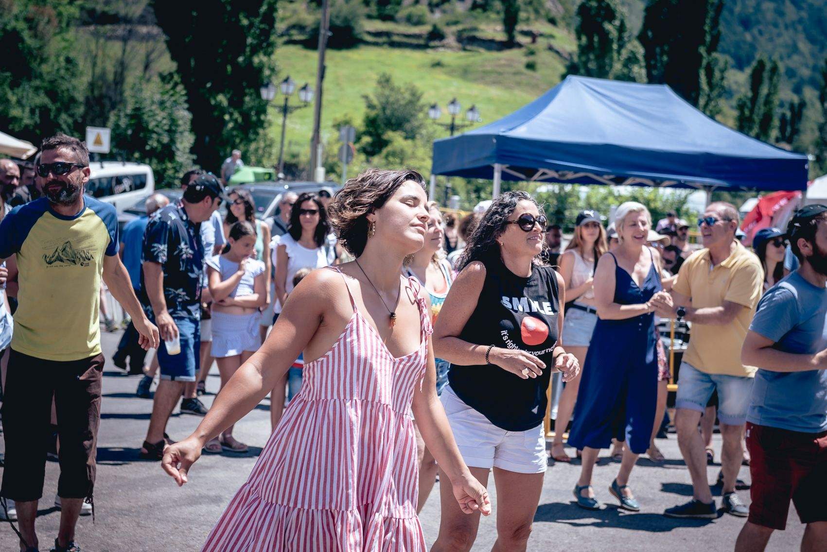 Escenario de Pirineos Sur 2023 en Sallent de Gállego. Foto Jaime Oriz