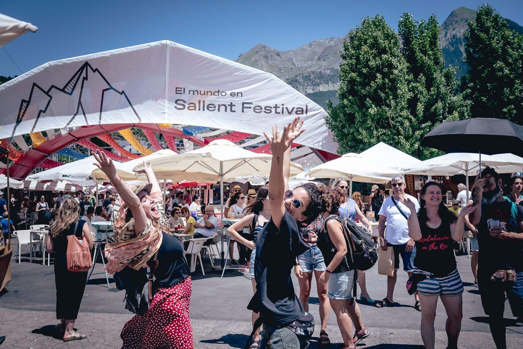 Escenario de Pirineos Sur 2023 en Sallent de Gállego. Foto Jaime Oriz