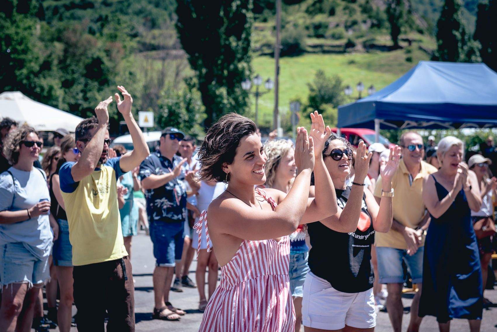 Escenario de Pirineos Sur 2023 en Sallent de Gállego. Foto Jaime Oriz
