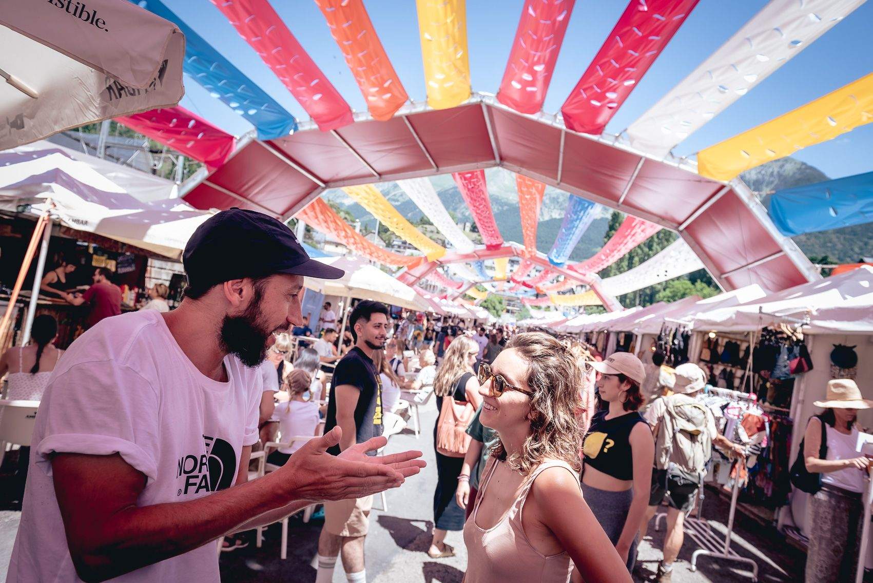 Escenario de Pirineos Sur 2023 en Sallent de Gállego. Foto Jaime Oriz