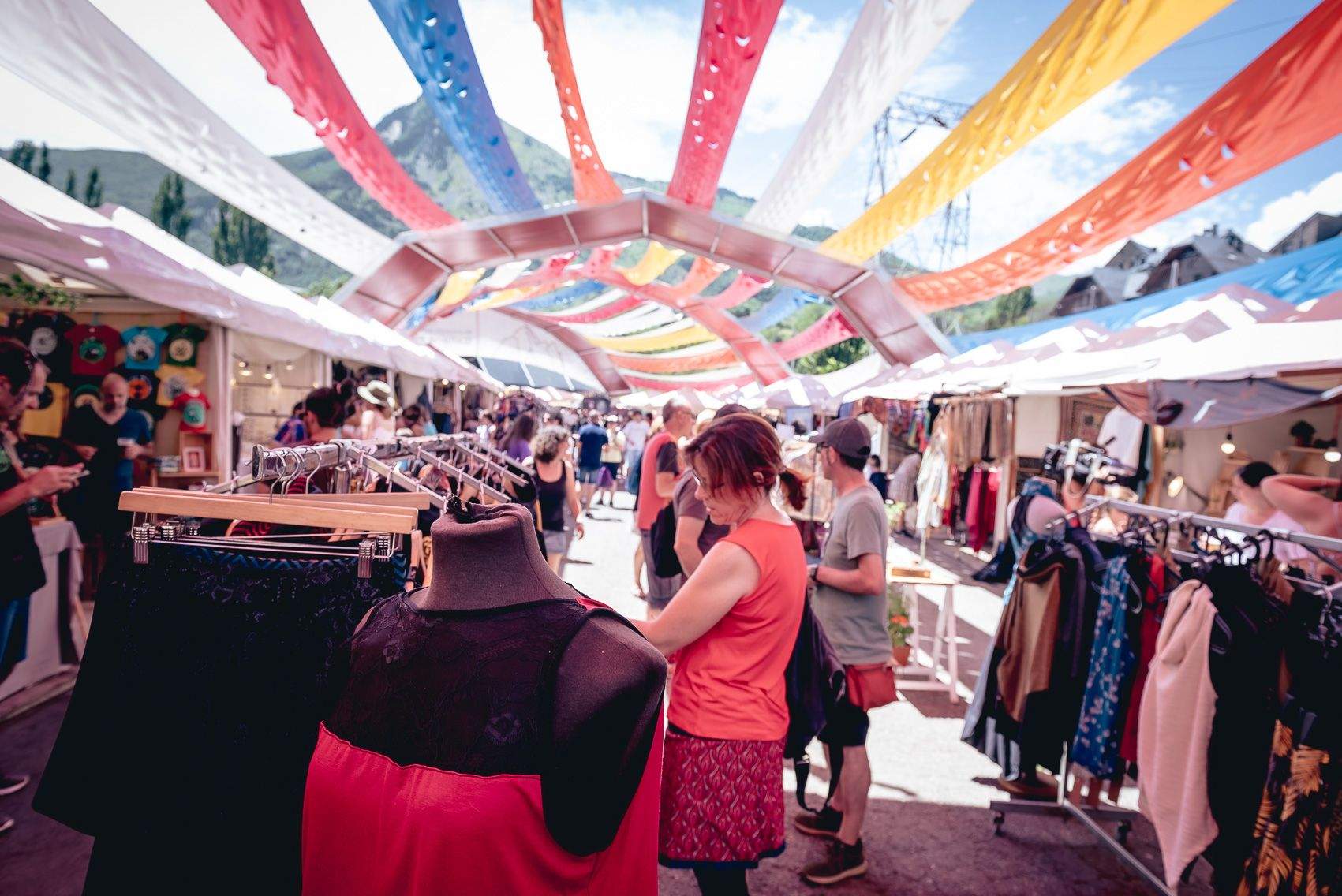 Escenario de Pirineos Sur 2023 en Sallent de Gállego. Foto Jaime Oriz