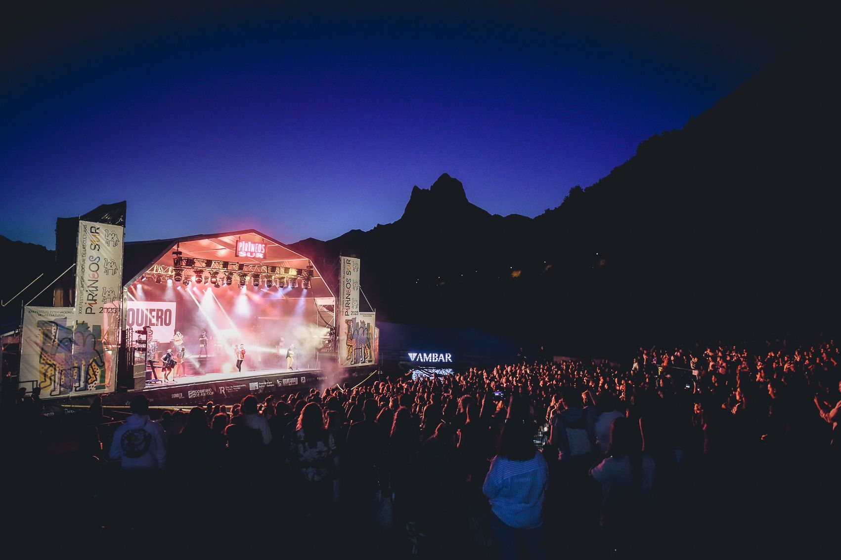 La Pegatina, en Pirineos Sur 2023. Foto Jaime Oriz 