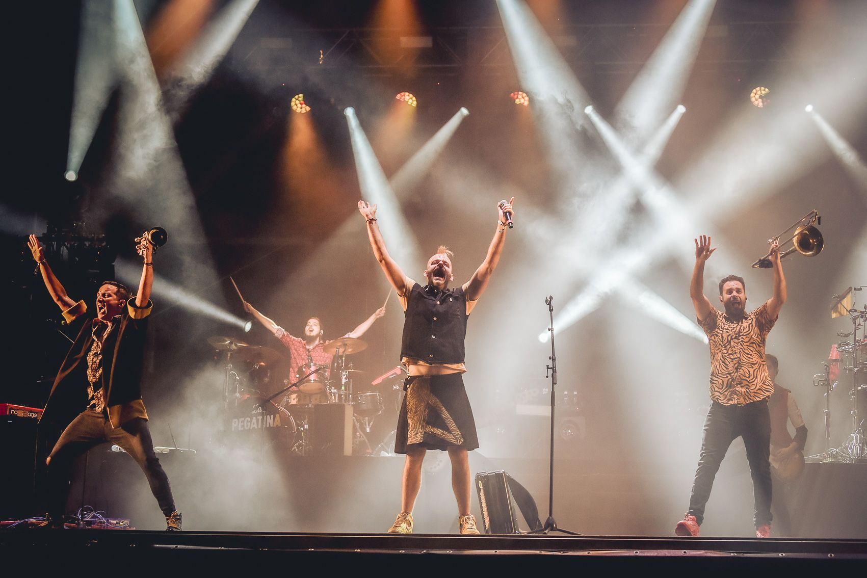 La Pegatina, en Pirineos Sur 2023. Foto Jaime Oriz 