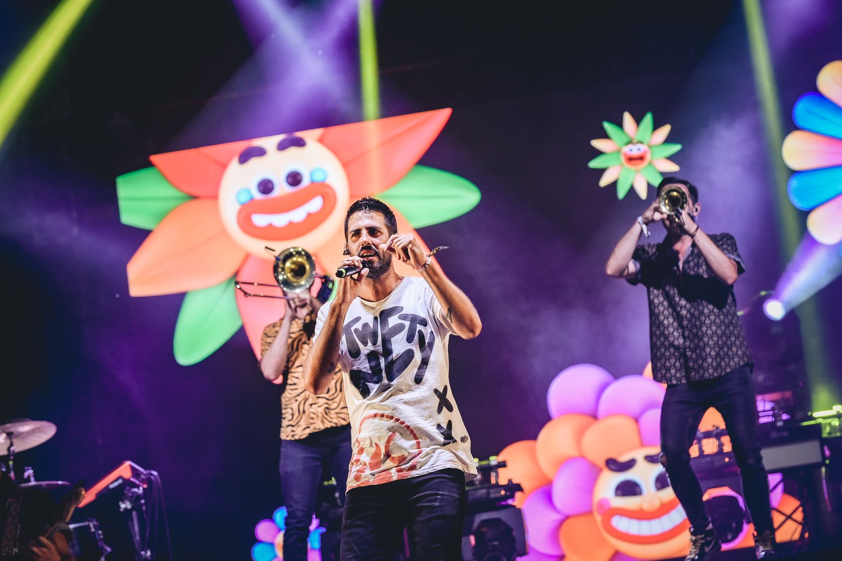 La Pegatina, en Pirineos Sur 2023. Foto Jaime Oriz 