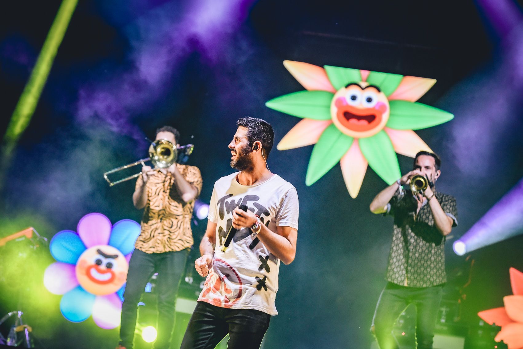 La Pegatina, en Pirineos Sur 2023. Foto Jaime Oriz 