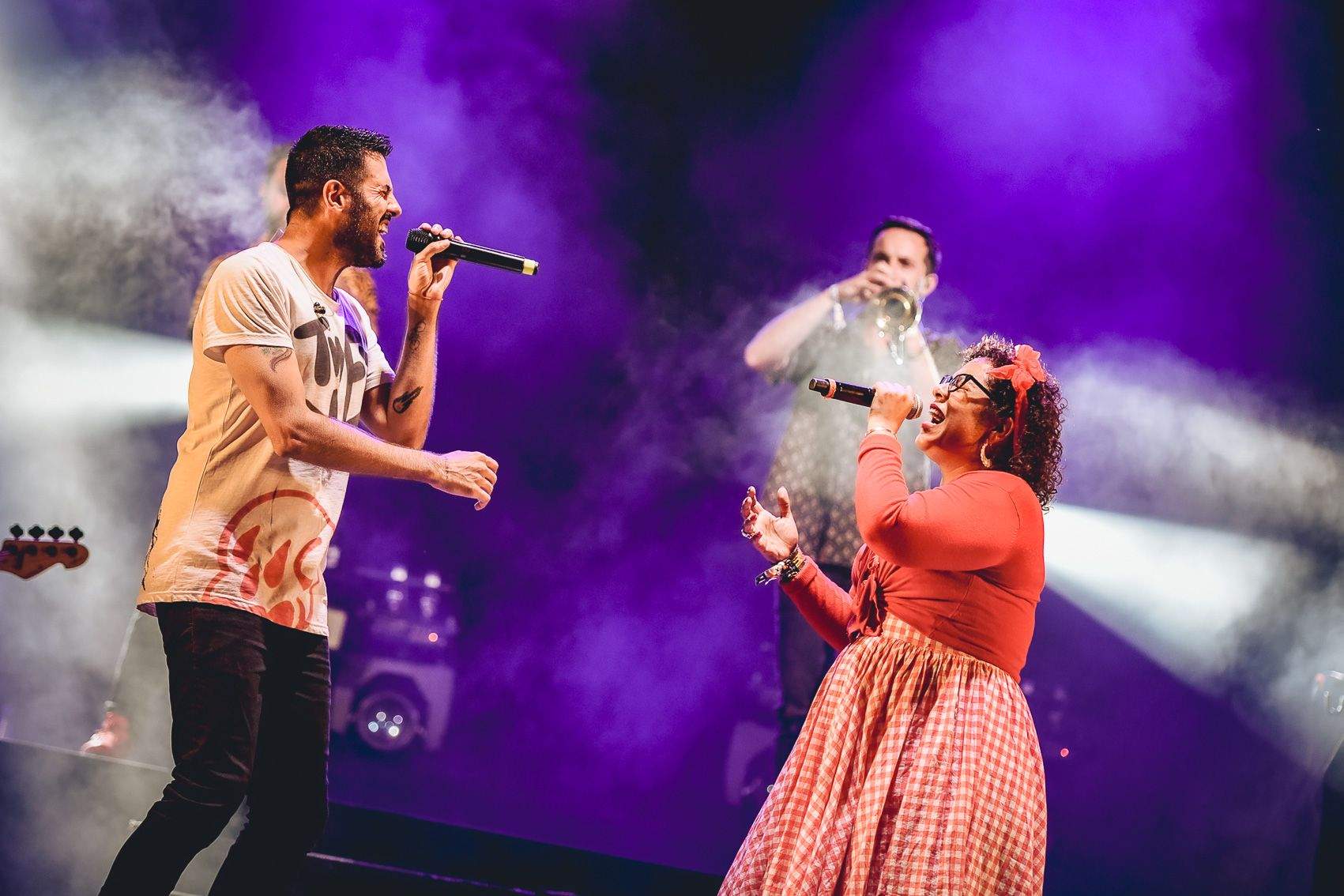 La Pegatina, en Pirineos Sur 2023. Foto Jaime Oriz 