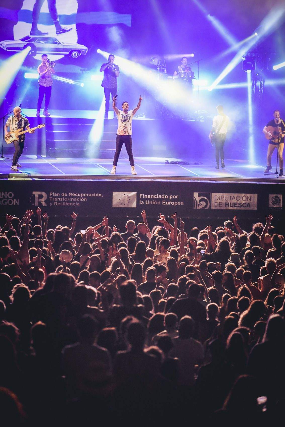 La Pegatina, en Pirineos Sur 2023. Foto Jaime Oriz 