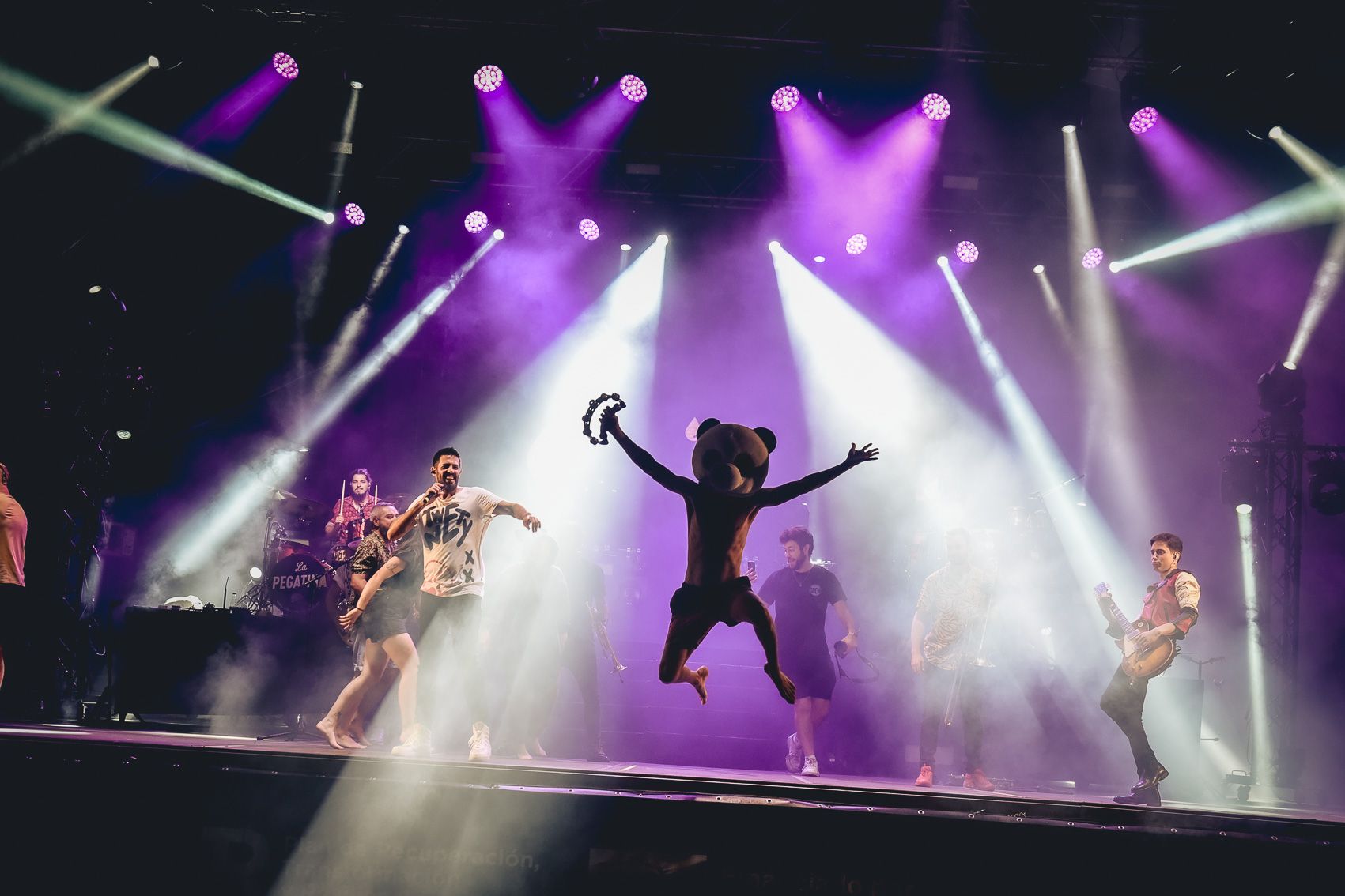 La Pegatina, en Pirineos Sur 2023. Foto Jaime Oriz 