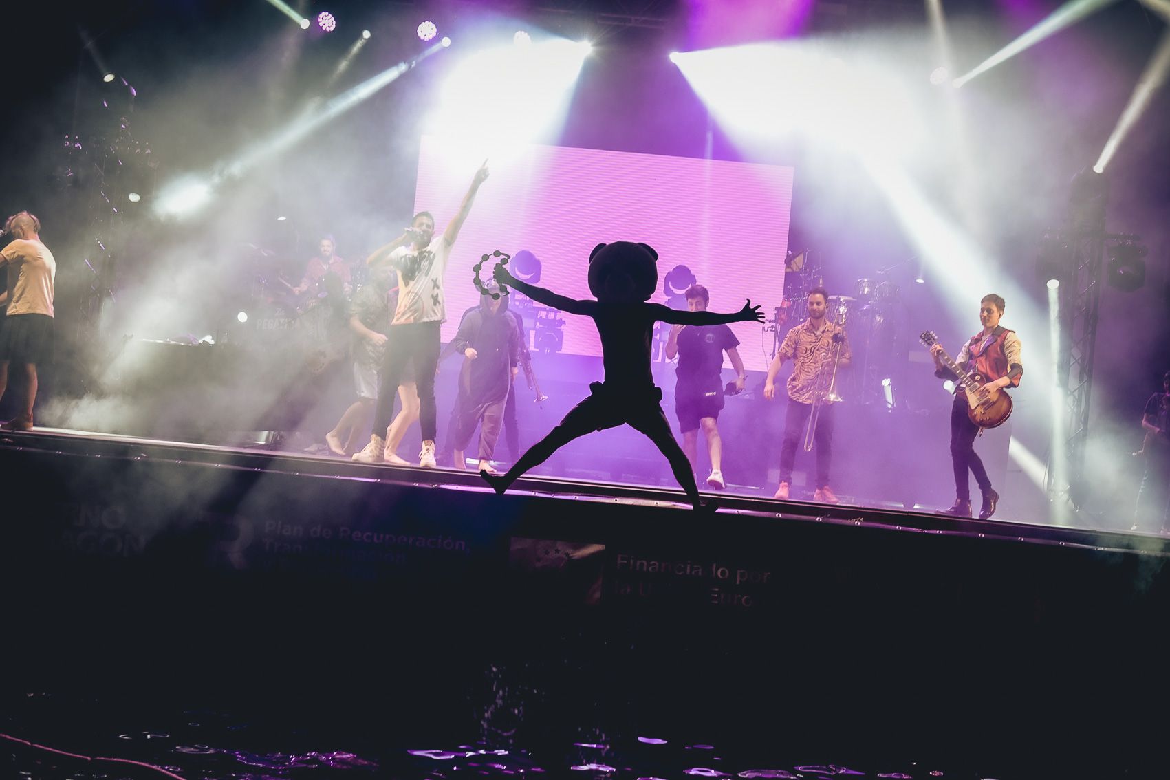 La Pegatina, en Pirineos Sur 2023. Foto Jaime Oriz 