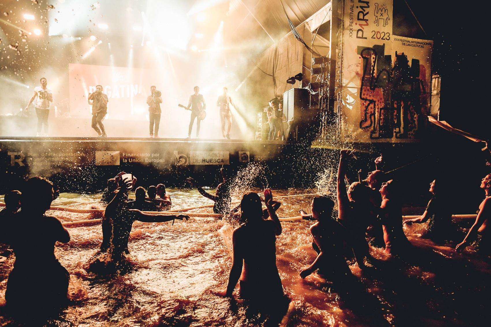 La Pegatina, en Pirineos Sur 2023. Foto Jaime Oriz 