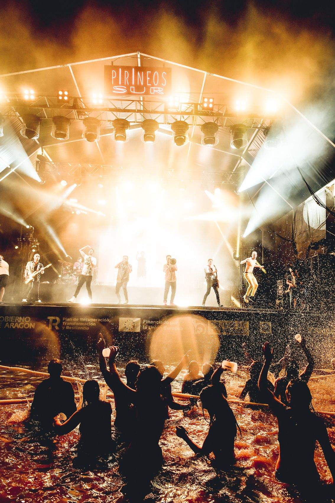 La Pegatina, en Pirineos Sur 2023. Foto Jaime Oriz 