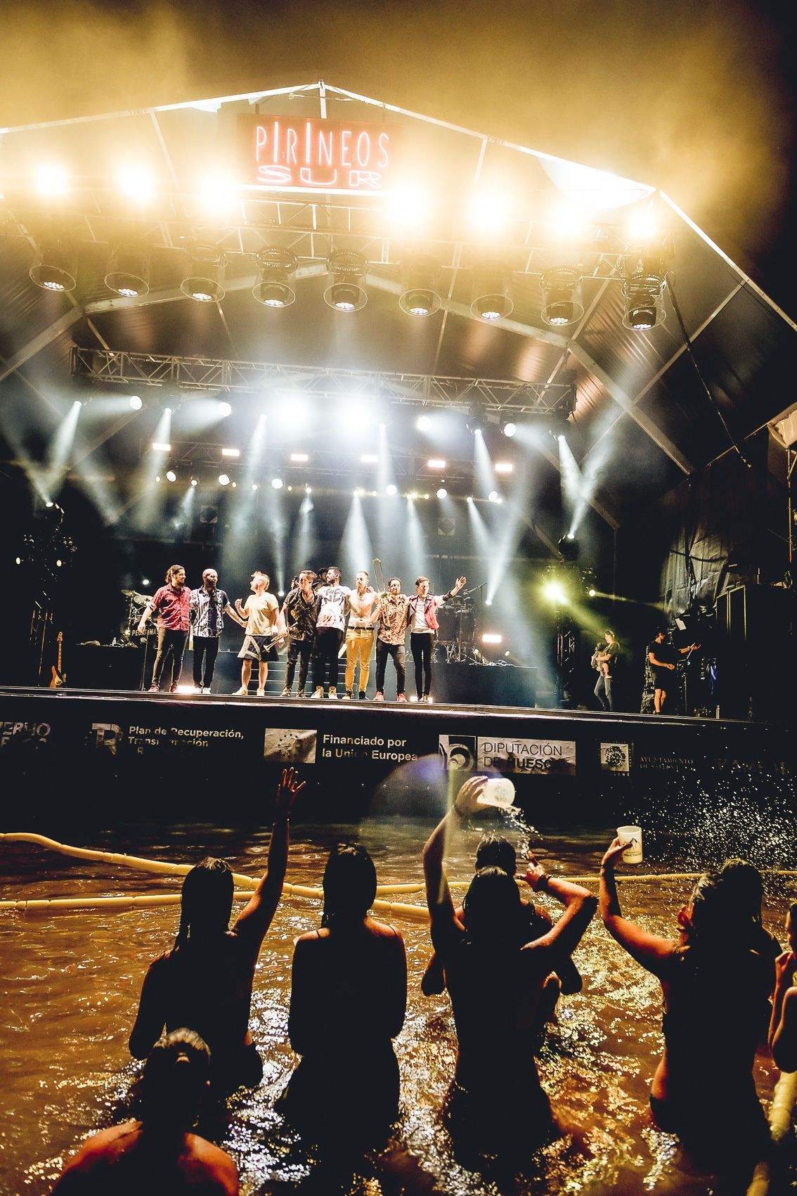 La Pegatina, en Pirineos Sur 2023. Foto Jaime Oriz 