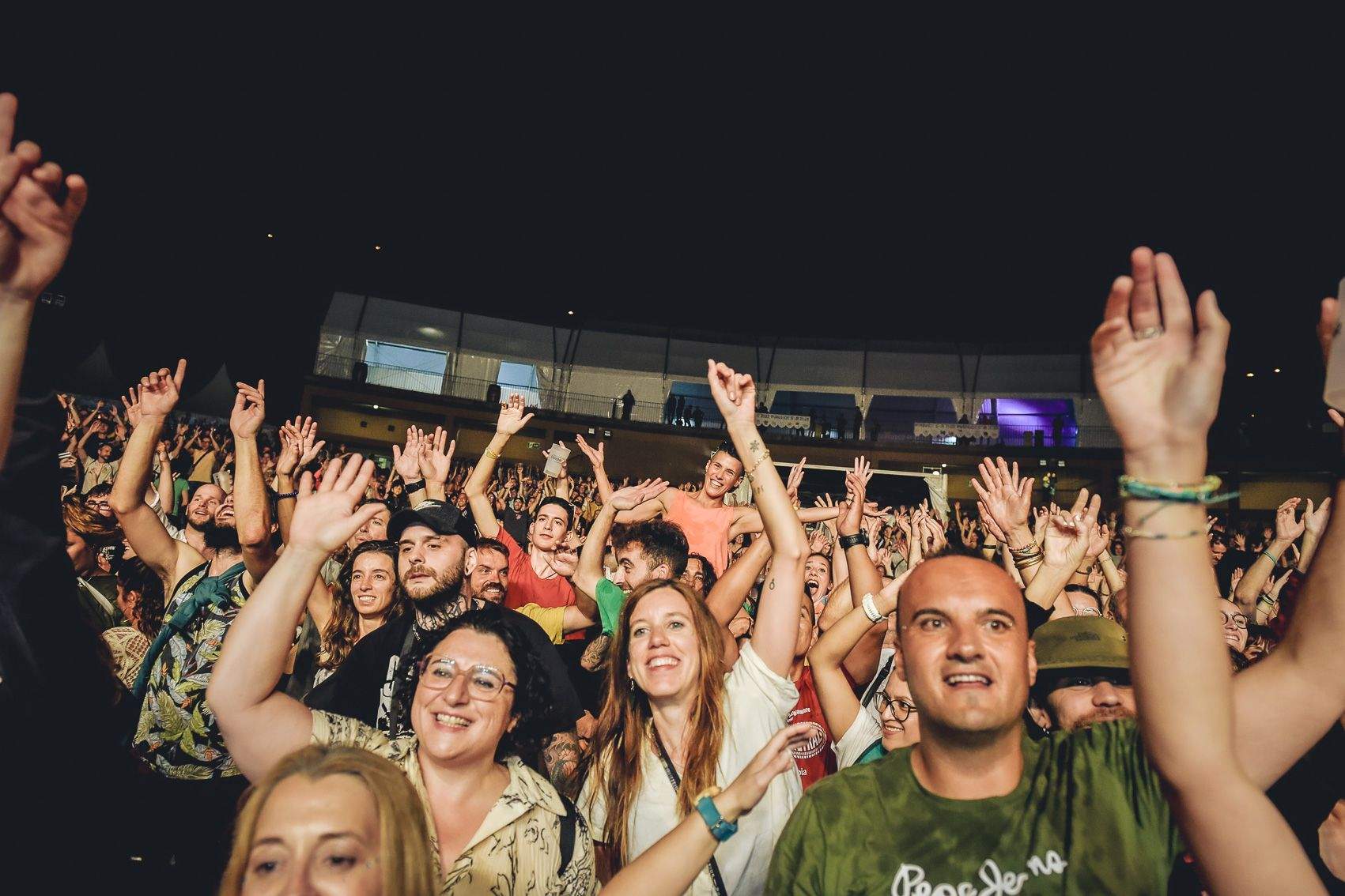 La Pegatina, en Pirineos Sur 2023. Foto Jaime Oriz 