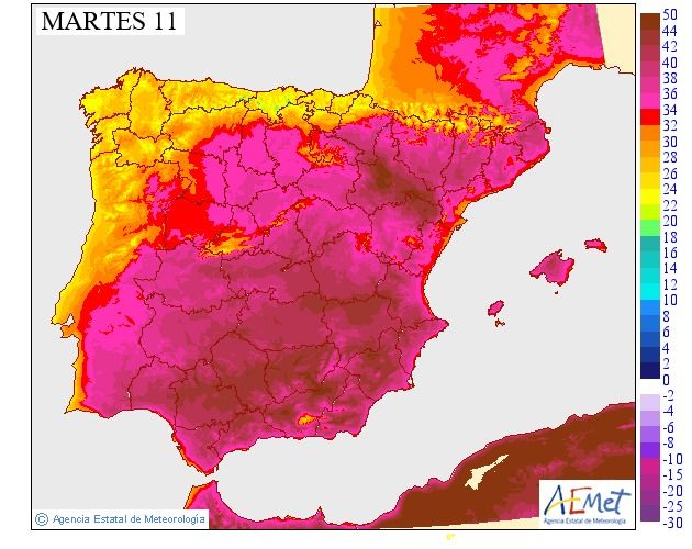 Aragón en alerta por altas temperaturas.