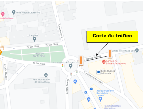 El corte al tráfico rodado en la calle Obispo Pintado se realizará este jueves.