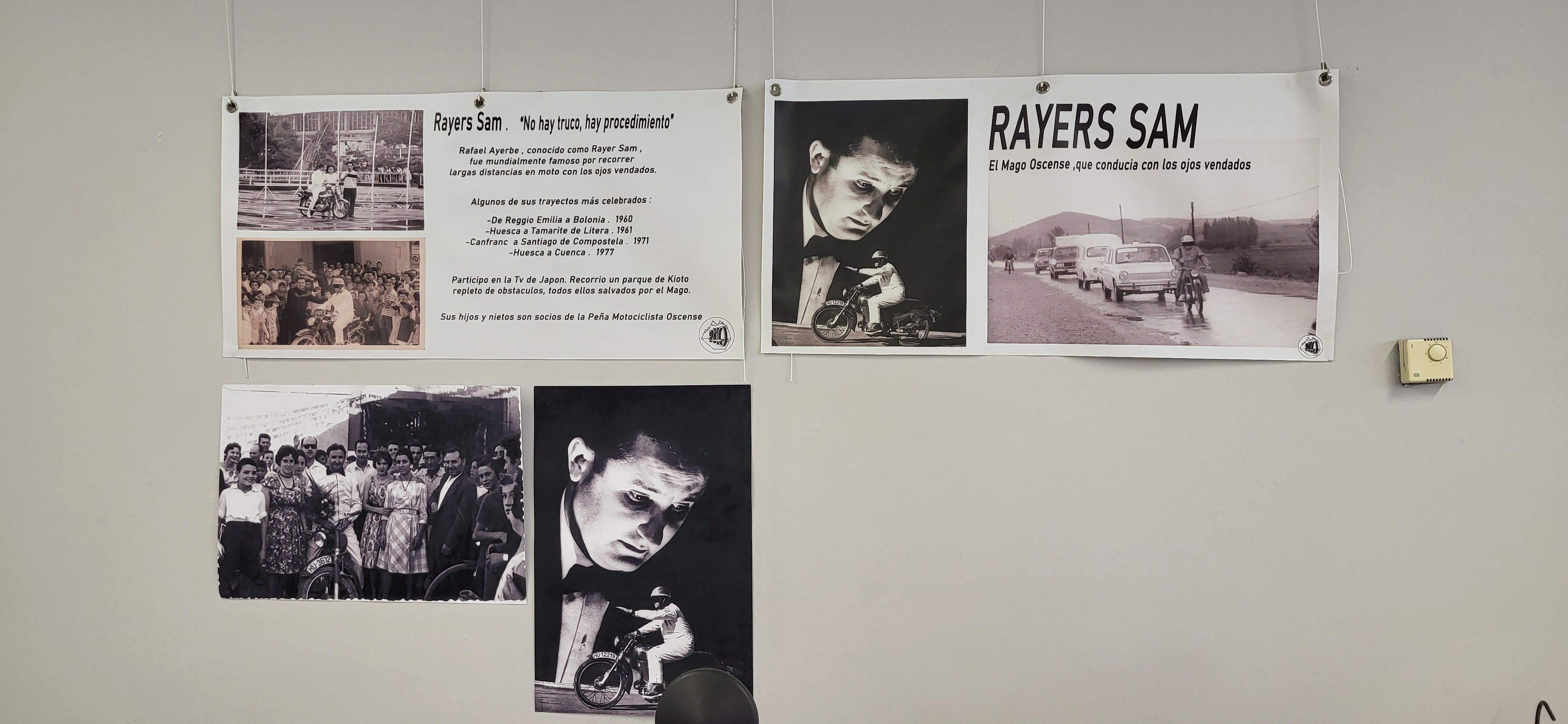 Exposición conmemorativa del 50 aniversario de la Peña Motociclista Oscense. Foto Myriam Martínez