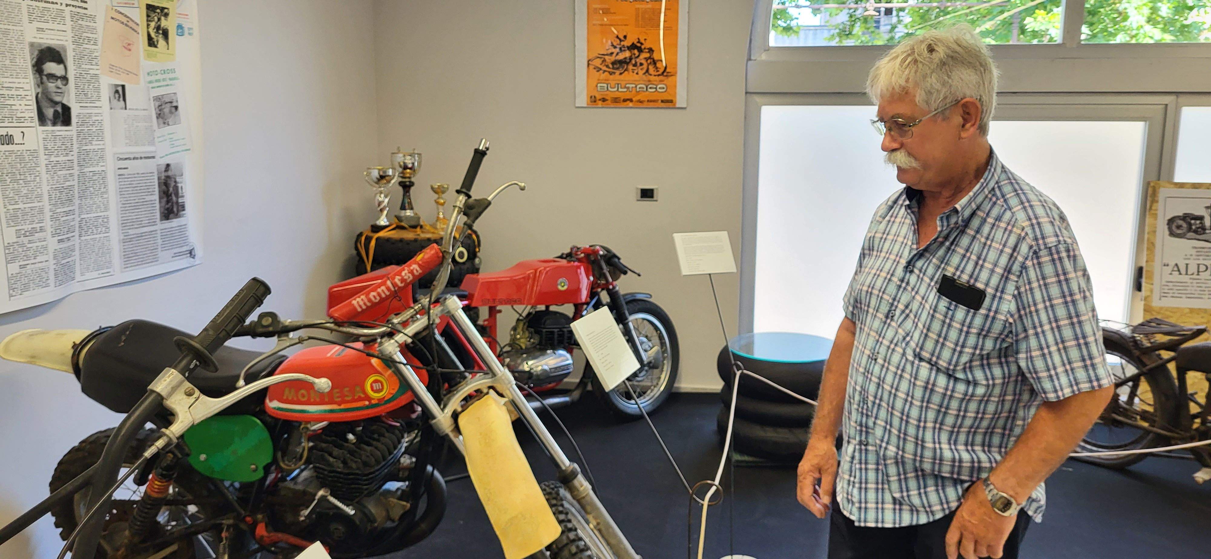 Exposición conmemorativa del 50 aniversario de la Peña Motociclista Oscense. Foto Myriam Martínez