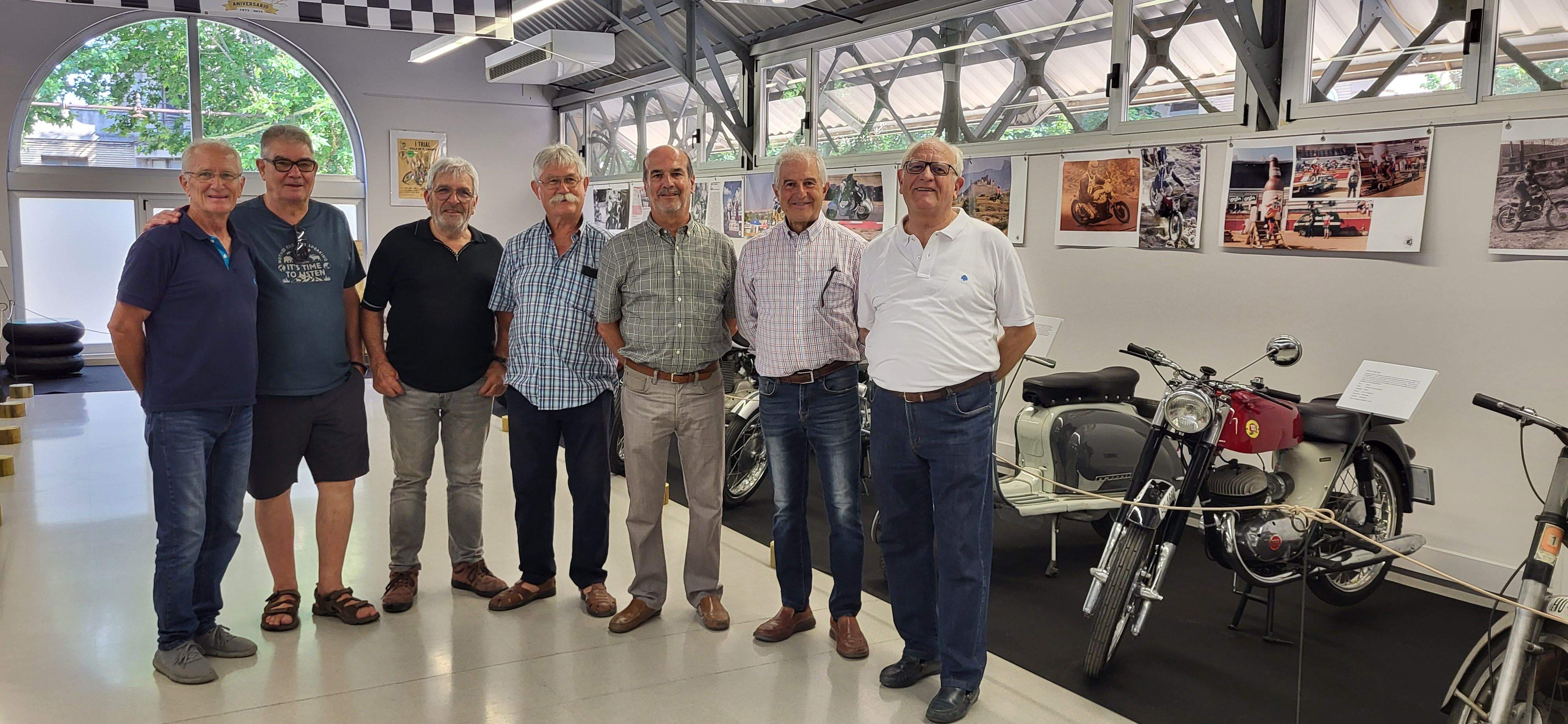 Exposición conmemorativa del 50 aniversario de la Peña Motociclista Oscense. Foto Myriam Martínez