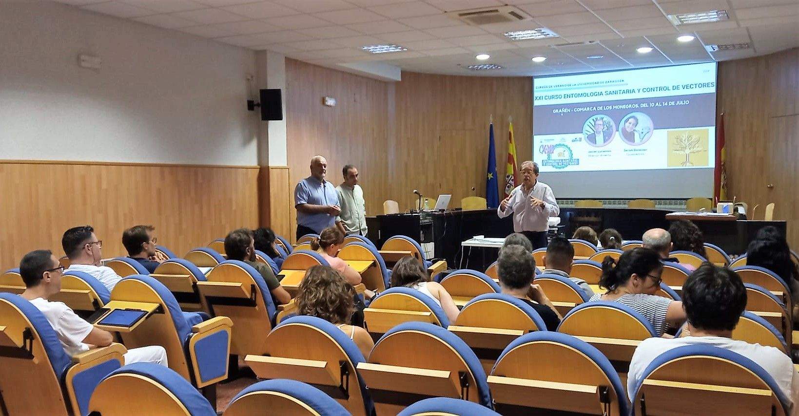 Inauguración XXI Curso de Entomología de Grañén.