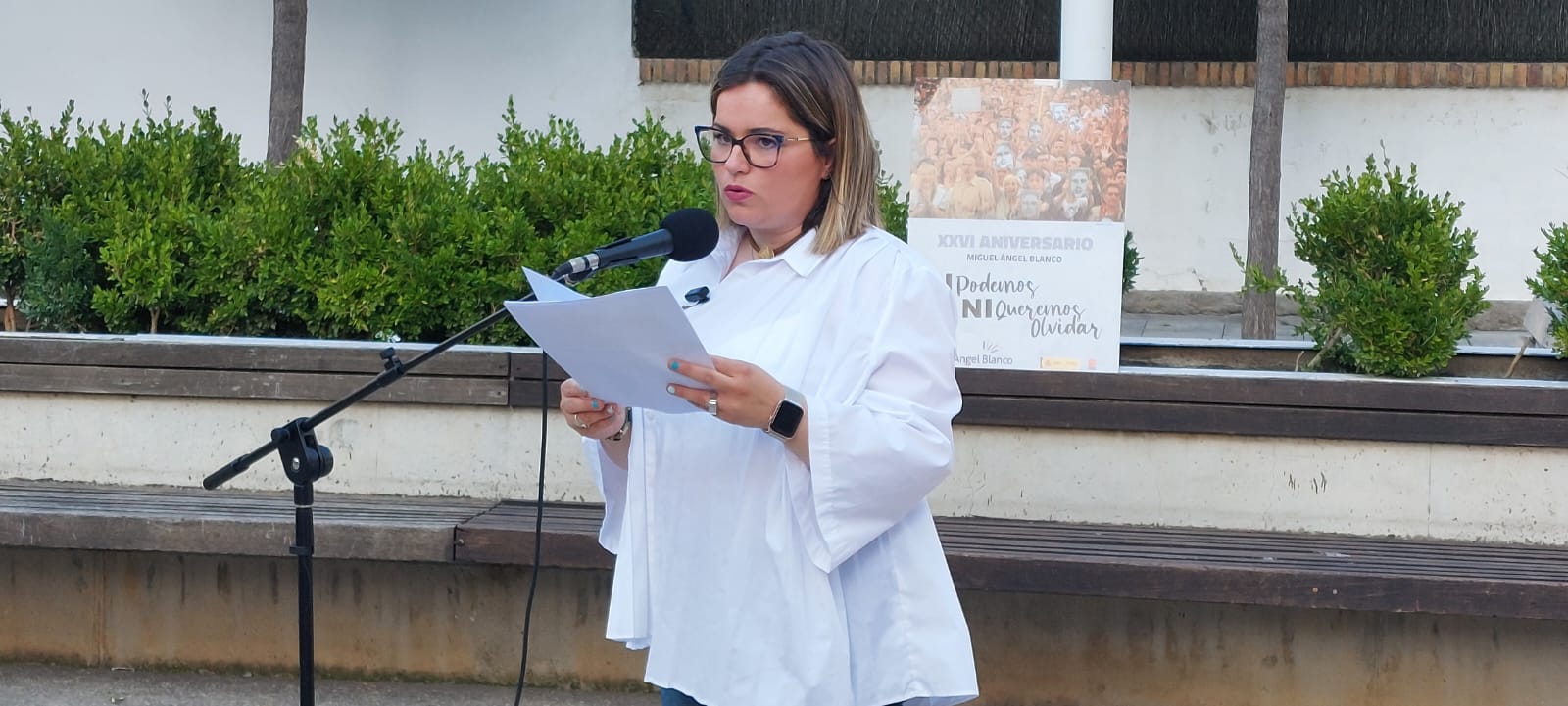 Homenaje a Miguel Ángel Blanco en Huesca