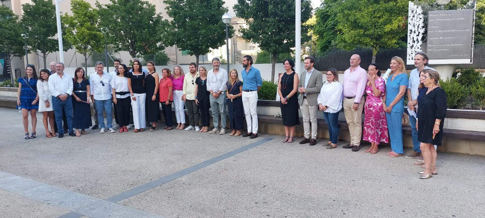 Homenaje a Miguel Ángel Blanco en Huesca